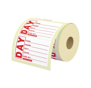 MyCafe Food Label Use By 25x25mm Removable (Pack of 1000) MYC10627
