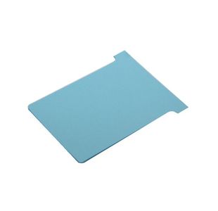 Nobo T-Card Size 2 48 x 85mm Light Blue (100 Pack) 2002006