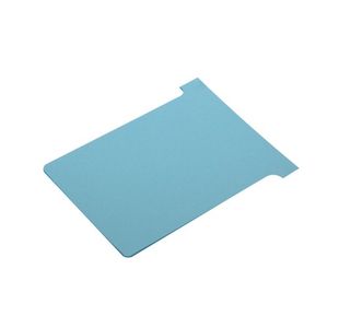 Nobo T-Card Size 3 80 x 120mm Light Blue (100 Pack) 2003006