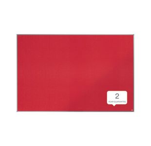 Nobo Essence Felt Notice Board 1800x1200mm Red 1904068