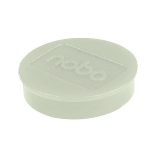 Nobo Whiteboard Magnets 38mm White (10 Pack) 1915315