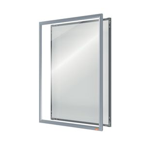 Nobo A3 Poster Frame Anodised Clip Wall Mountable Silver 1915577