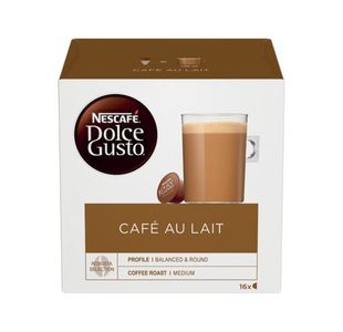 Nescafe Dolce Gusto Cafe au Lait Coffee Capsules (Pack of 48) 12235939