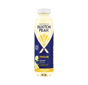 Buxton Peak Focus Lemon + Mint Water 400ml Pack of 12