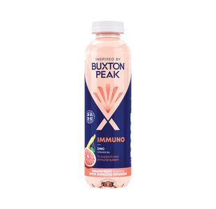 Buxton Peak Immuno Grapefruit +Ginseng Water 400ml Pack of 12 13470167