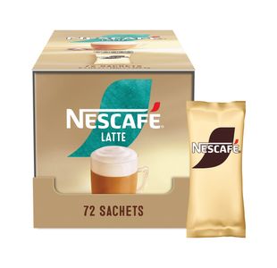 Nescafe Latte Instant Coffee Sachets (Pack of 72) 12596948