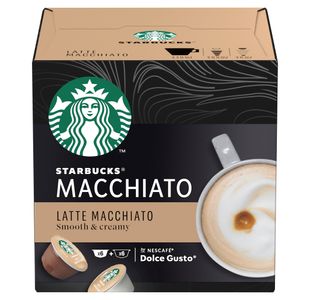 STARBUCKS by Nescafe Dolce Gusto Latte Macchiato Coffee 12 Capsules (Pack 3) - 12397696