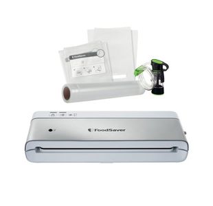 Foodsaver Electric Compact Vacuum Sealer Silver VS0100