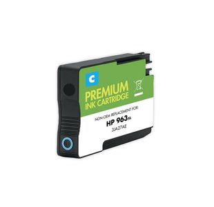 Q-Connect Remanufactured Inkjet Cartridge High Yield Cyan For HP 3JA27AE RIC963XL-C