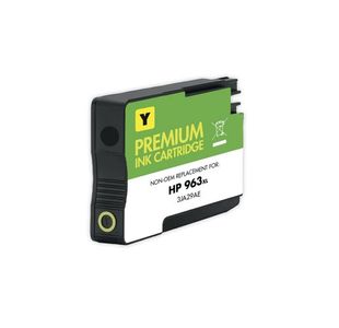 Q-Connect Remanufactured Inkjet Cartridge High Yield Yellow For HP 3JA29AE RIC963XL-Y