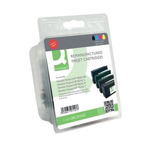 Q-Connect Remanufactured Inkjet Cart CMYK For HP C2P43AE C2P43AE-COMP