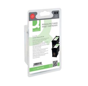 Q-Connect Remanufactured Inkjet Cartridge Black For HP C9504EE C9504EE-COMP