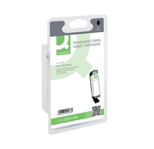 Q-Connect Remanufactured Inkjet Cartridge High Yield Black For Canon PGI-550XL PGI550XLPGBKCOMP