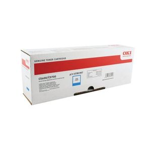 Oki C610 6K Toner Cartridge Cyan 44315307