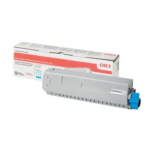 Oki C834 10K Toner Cartridge High Yield Cyan 46861307