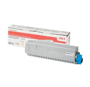 Oki C824 5K Toner Cartridge Yellow 47095701