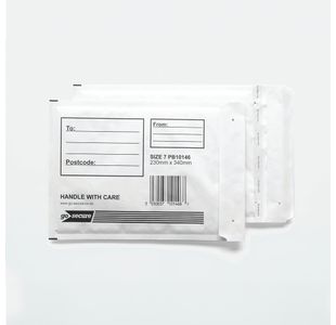 GoSecure Bubble Envelopes Size 7 White (Pack of 10) PB10146