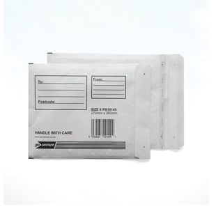 GoSecure Bubble Envelopes Size 8 White (Pack of 10) PB10149