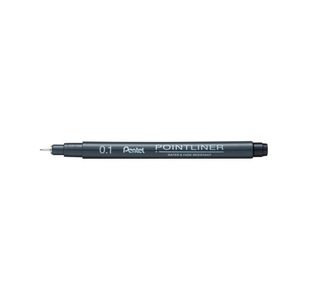 Pentel Pointliner Pigment Liner 0.1mm Black (Pack of 12) S20P-1A
