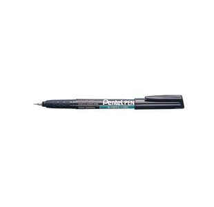 Pentel Permanent Marker Super Fine Black (Pack of 12) NMF50-A