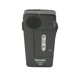 Philips Black Pocket Memo Voice Activated Dictation Recorder LFH0388