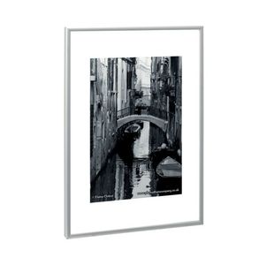 Hampton Frames Certificate Frame Brushed Aluminium A4 PAAFA4B