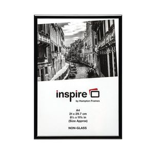 Hampton Frames Aluminium Certificate Frame A4 Black PAAFA4BLK