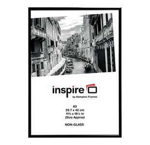 Hampton Frames Aluminium Certificate Frame A3 Black PAAFA3B-BLK
