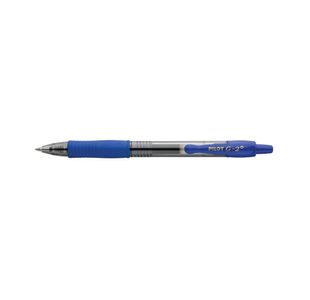 Pilot G-2 Plus Begreen Gel Ink Rollerball Medium Blue (Pack of 12) PUJ163180