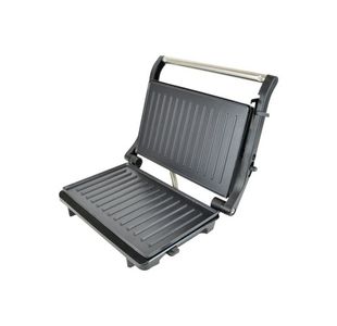 Lloytron KitchenPerfected Health Grill/Panini Press Black/Steel LY2701
