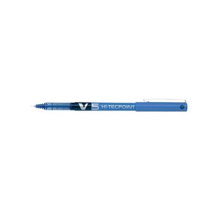 Pilot V5 Hi-Tecpoint Ultra RollerballxFine Blue (Pack of 12) BXV503