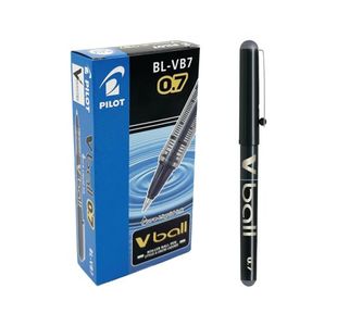 Pilot V-Ball Rollerball Pen Fine Black (12 Pack) BLVB7-01