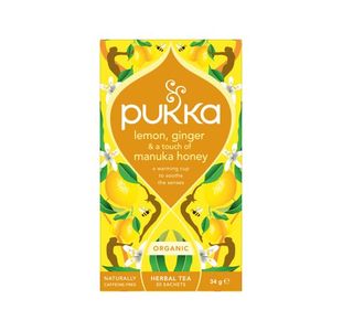 Pukka Organic Lemon Ginger and a Touch of Manuka Honey Tea Bags (Pack of 20) 801543