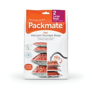 Packmate Large Flat Vacuum Storage Bags (Pack of 2) C40406-GRE