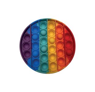 Pop Fidget Pad Round Multicoloured 1260mm Diameter POPRM