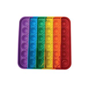 Pop Fidget Pad Square Multicoloured 125x125x10mm POPSQM