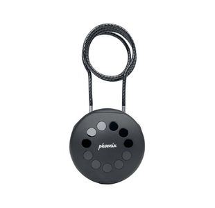 Phoenix Palm Smart Key Safe with Electronic Lock and Security Cable Black KS0212EC
