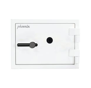 Phoenix Fortress High Security Safe Size 1 22L + Key Lock White SS1451K
