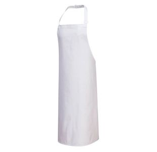 Portwest Cotton Bib Apron White (Pack of 12)