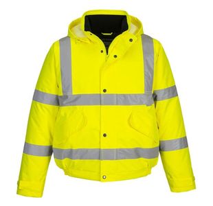 Portwest Hi Vis Winter Bomber Jacket 2XL Yellow