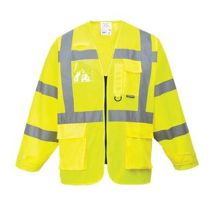 Portwest Hi Vis Executive Jacket L Yellow
