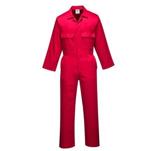 Portwest Euro Work Coverall S Red