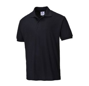 Portwest Naples Polo Shirt S/S XS Blk