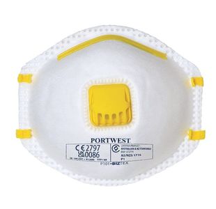 Portwest FFP1 Valved Respirator White (Pack of 10)