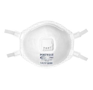 Portwest FFP3 Valved Respirator White (Pack of 10)