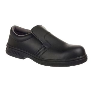 Portwest Steelite Slip On Safety Shoe S2 FO SR 35 Blk