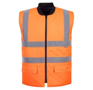 Portwest Hi Vis Reversible Bodywarmer 3XL Orange