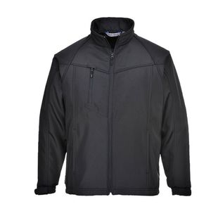 Portwest Oregon Mens Softshell Jacket 3L M Blk