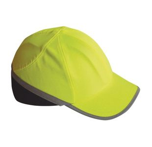 Portwest Long Peak Bump Cap Yellow (Pack of 10)