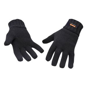 Portwest Insulated Knit Glove Blk (Pack of 12)